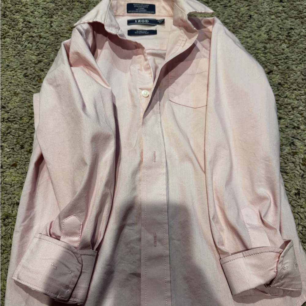 Izod Pink Stretch Shirt